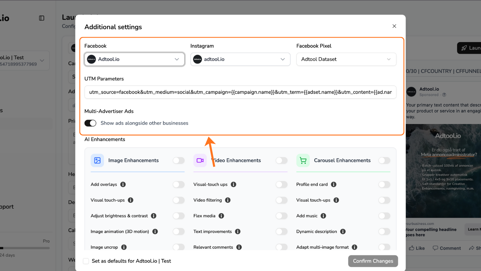 Batch-level settings in Additional Settings